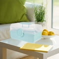 thumbnail image 2 of Plastic Medicine Box Family First Aid Box Multilayer Carry Box With Handle, 2 of 8