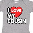 thumbnail image 4 of Inktastic I Love My Cousin Boys or Girls Baby Bodysuit, 4 of 5