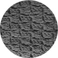 thumbnail image 1 of Ahgly Company Tapis Rond Lavable en Machine Intérieur Transitionnel Gris, 7 Pieds Rond, 1 of 7