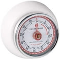thumbnail image 1 of Zassenhaus Magnetic Retro Kitchen Timer, Classic Mechanical Cooking Timer (White), 1 of 4