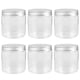 thumbnail image 1 of RomaMX Frascos de plástico para conservas con tapas, contenedores de almacenamiento para el hogar, 6 uds., 250ml, 1 of 7