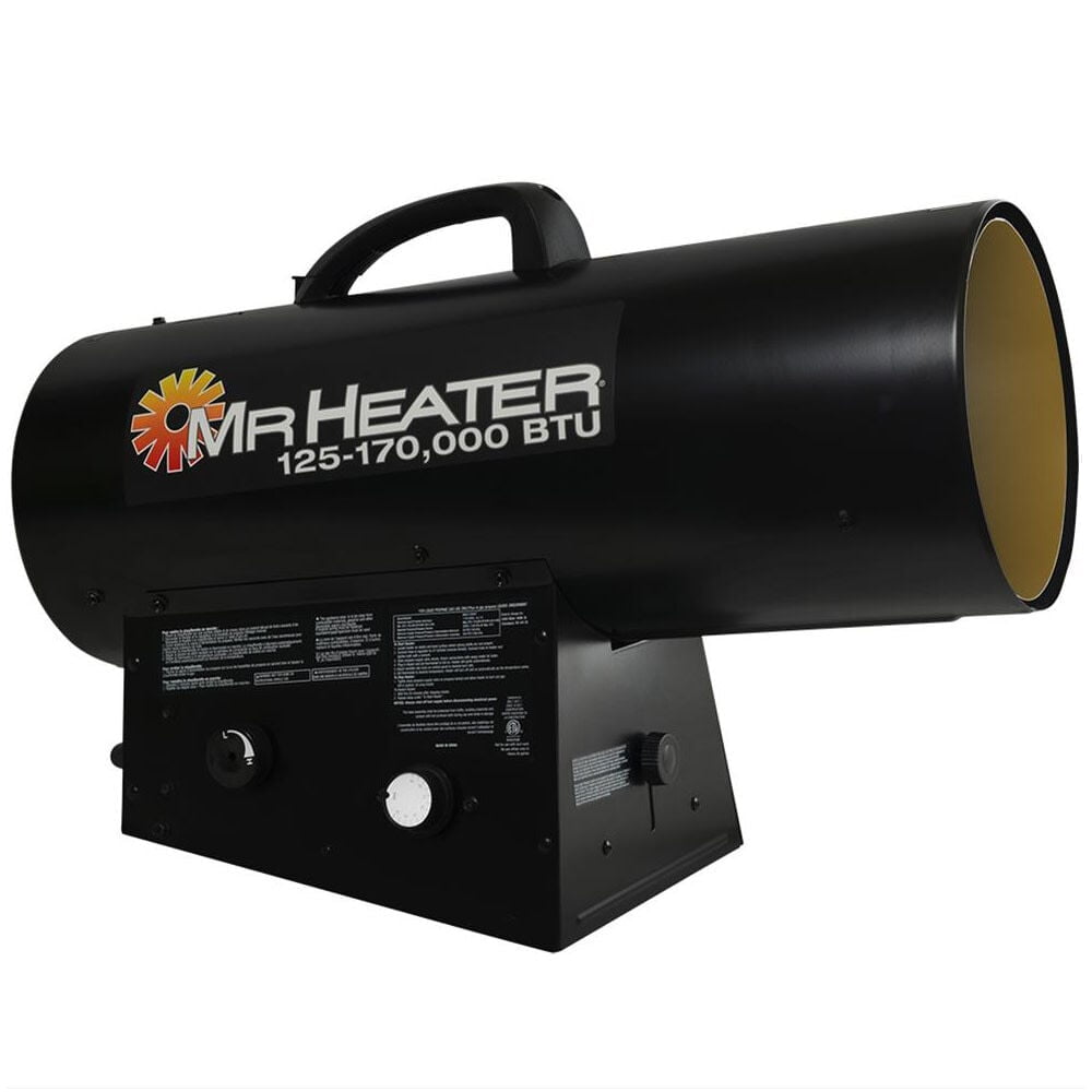 Mr Heater 170000 Btu Quiet Burner Technology Forced Air Propane Heater With Thermostat