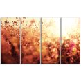 thumbnail image 2 of Brown Shade Flowers in Sunshine - Large Flower Canvas Art Print, 2 of 3