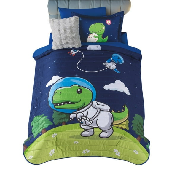 Edredón Neo Dino Astronauta Individual Poliéster Concord