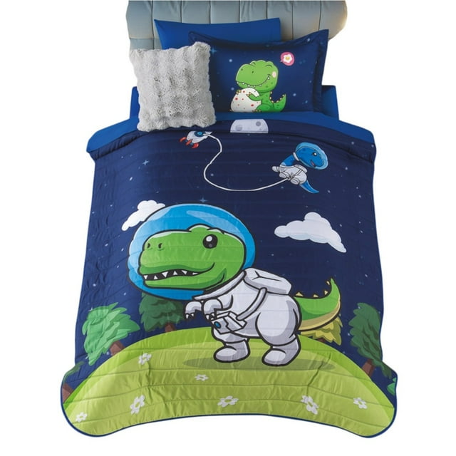 Edredón Neo Dino Astronauta Individual Poliéster Concord
