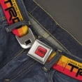 thumbnail image 2 of Toyota Belt, Seatbelt Buckle Belt, Toyota Racing Development TRD Logo Rally Stripe Sunset, 34 to 52 Inches, 2 of 9