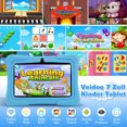 thumbnail image 2 of Veidoo Kids Tablet, 7 inch Android Tablet PC, 2GB RAM 32GB ROM, Safety Eye Protection Screen, WiFi, Dual Camera, Games, Parental Control APP, Tablet with Silicone Case(Blue), 2 of 8