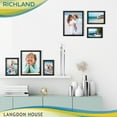 thumbnail image 6 of Langdon House 5x7 Black Picture Frames, Modern Contemporary Style, 6 Pack, Richland Collection (US Company), 6 of 7