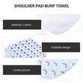 thumbnail image 3 of KONTONTY 3Pcs Durable Drool Towel Cotton Assorted Color Sweat Absorbent for Daily Use, 3 of 8