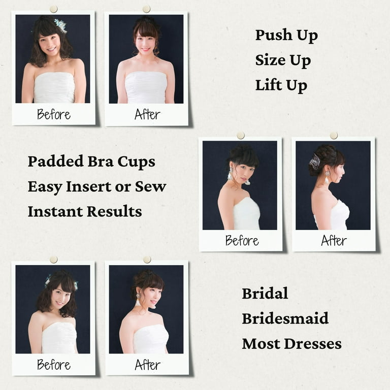 Sew In Bra Cups - Quality Sew in Bra Cups for Prom Dresses Black – Glamour  Secrets