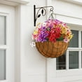 thumbnail image 3 of Inadays Artificial Flowers for Outdoor Indoor, 24 Bundles Fake Plant Colorful Eucalyptus Camellia UV Resistant for Garden Yard Wedding Farmhouse Balcony Porch Patio, 3 of 9