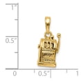 thumbnail image 3 of 14k Yellow Gold 3-D Moveable Slot Machine Pendant, 3 of 4