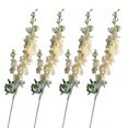 thumbnail image 2 of 4 Pcs Artificial Delphinium Flower, for Vase Filler 33.46 Inch Long, Stem Fake Larkspur Flower Faux Silk Bouquet, 2 of 8