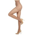 thumbnail image 5 of Melas Women's Melas Microfiber Opaque Control Top Tights - Womens - Female, M-L, Mayfair, 5 of 6