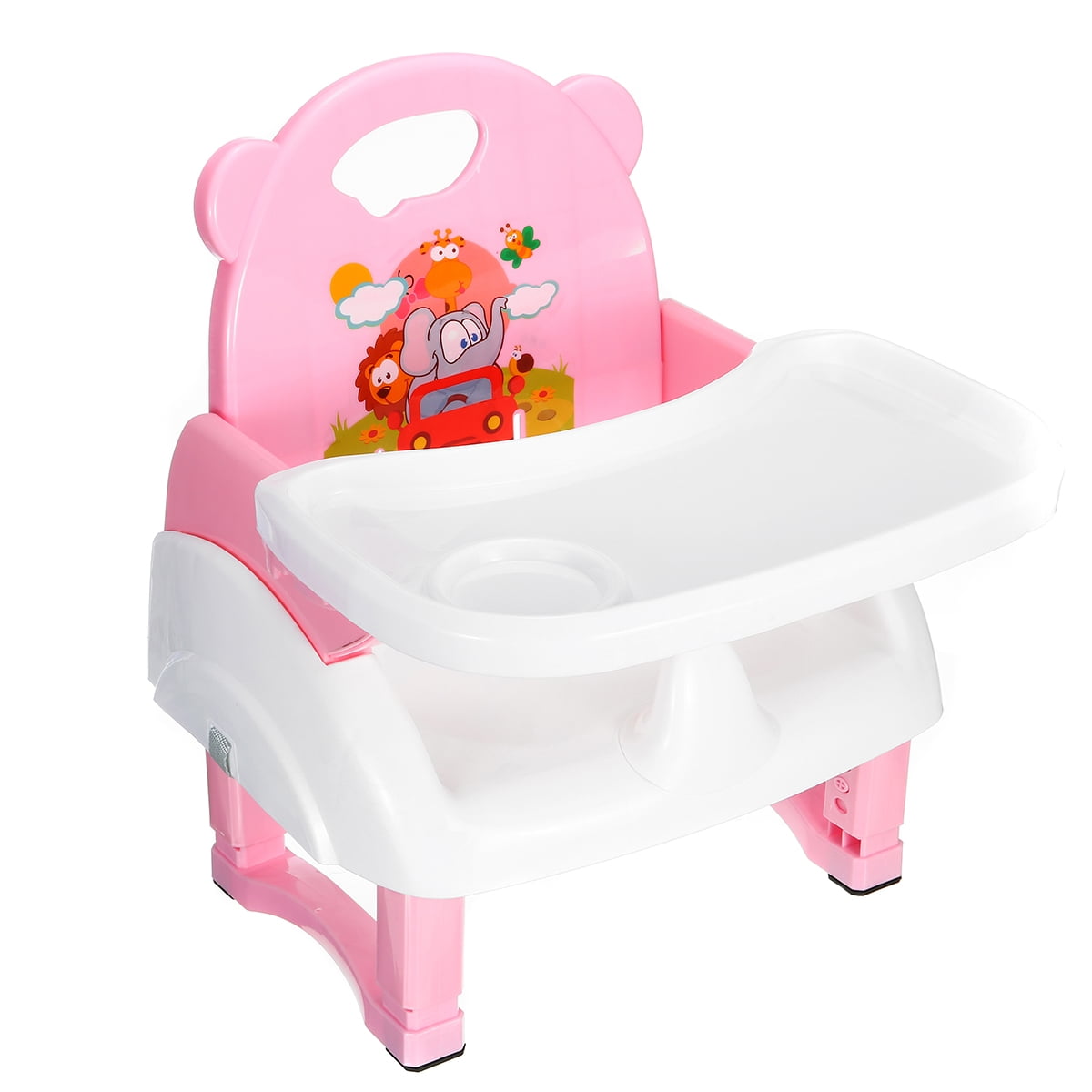  Baby  Folding Booster  Seat Convertible with Belt 
