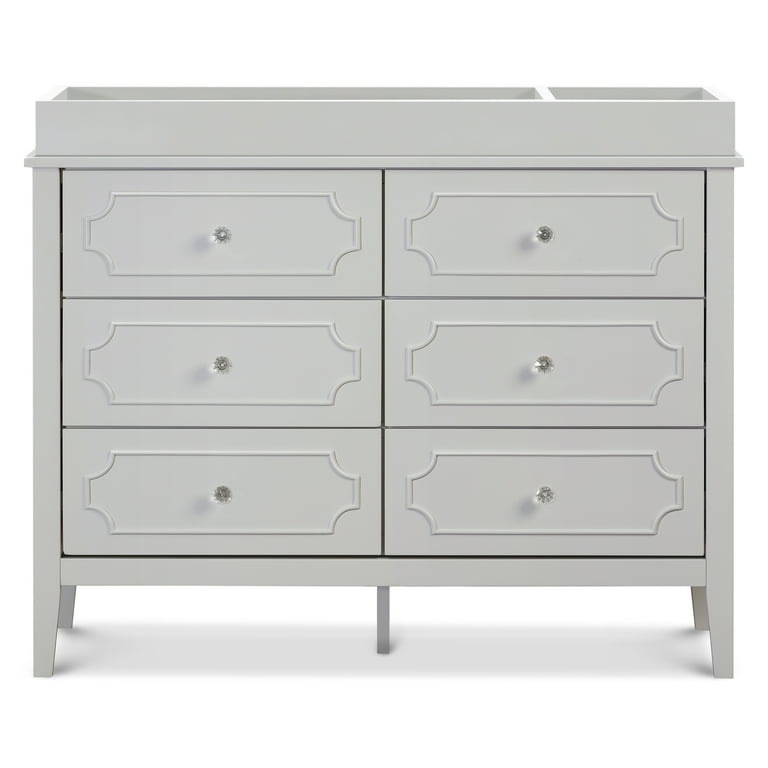 DaVinci 6-Drawer Child Dresser, Pine Fog Gray - Walmart.com