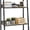 Dark Grey 4-Tier, variant on HarmonyStrings 4/5 Tier Ladder Bookshelf,  Free Standing Shelf, Bookcase Shelf Storage Rack Organizer, Industrial Book Shelves for Home Office, Living Room, Kitchen, Wooden Shelves-Dark Grey 5-Tier
