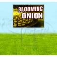 thumbnail image 1 of Blooming Onion (18" x 24") Yard Sign, Includes Metal Step Stake, 1 of 6