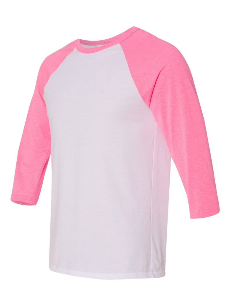 Unisex Cotton Raglan T-Shirt, Three-Quarter Sleeve, Base