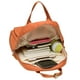 thumbnail image 4 of KAUKKO Mochila escolar unisex con compartimento para portátil de 10 pulgadas, mochila multifuncional para senderismo, viajes, camping, 13,2 L (naranja) KAUKKO KS07-Orange, 4 of 5