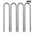 thumbnail image 2 of Ancrage Réutilisable en Acier Galvanisé en Forme de U pour le Jardinage, 2 of 2