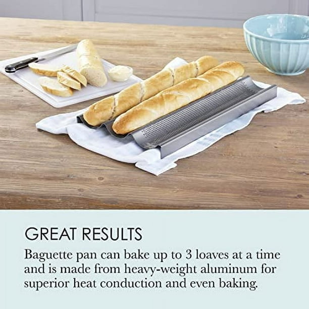Perforated baguette pan hotsell