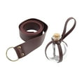 thumbnail image 4 of Accesorios de disfraces de caballero medieval para hombres con botella de agua de vidrio Cinturón de cuero de PU Tamaño universal Fiesta de Halloween Yuyangstore Traje medieval, 4 of 8
