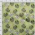 thumbnail image 4 of oneOone Cotton Poplin Light Green Fabric Heart,Star & Fashion Quilting Supplies Print Sewing Fabric By The Yard 42 Inch Wide, 4 of 6