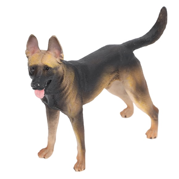 Figura de perro pastor alemán de alta simulación, modelo de perro realista, juguete educativo temprano.