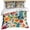 Multicolor, variant on Vintage Botanical Bedding 3 Piece Duvet Cover Set Full Size, Spring Floral Summer Vintage Soft Microfiber Comforter Cover with Zipper Closure & Pillowcases, Wrinkle & FadeResistant Quilt Cover