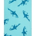 thumbnail image 2 of Leveret Mens Two Piece Cotton Pajamas Sharks XS, 2 of 2