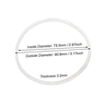 thumbnail image 2 of 10pcs Juicer Rings Sealing Rings Pressure Cooker Seal Ring Blender Instapot Sealing Ring Pressure Cooker Accessories Pressure Cooker Sealing Ring Leakproof Rings White, 2 of 9