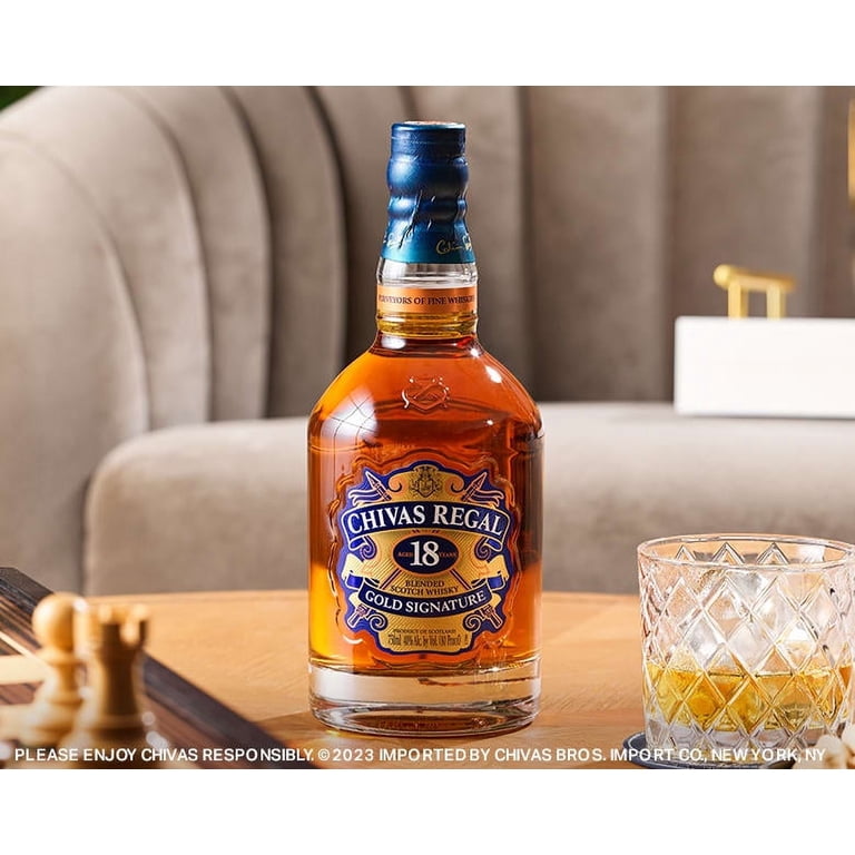 Chivas Regal 18 Year Old Blended Scotch Whisky, 1.75 L Bottle, 40