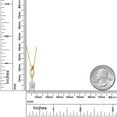 thumbnail image 5 of Gem Stone King 1.00 Cttw IGI Certified Lab Grown Diamond Pendant Necklace for Women in 10K Yellow Gold | Emerald Cut | D-E Color | VS1-VS2 Clarity | With 18 inch Chain, 5 of 6