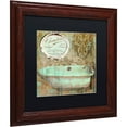 thumbnail image 2 of Trademark Fine Art "Salle de Bain IV" Canvas Art by Color Bakery Black Matte, Wood Frame, 2 of 4