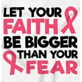 thumbnail image 2 of Breast Cancer Faith Bigger Than Fear Zip Hoodie Sweatshirt Women Brisco Brands S, 2 of 6