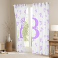 thumbnail image 3 of Castle Fairy Personalized Initial Blackout Curtains Set of 2 (52x84 Each) for Kids,Bow Alphabet Window Curtains,Dreamy Princess Curtains and Drapes,Lightweight Room Decor, 3 of 6