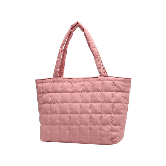 EQWLJWE Quilted Puffer Tote Bag,Puffer Tote Bag for Women,Large Quilted Tote Bag,Puffer Tote Bag for Women, Large Quilted Carryall Bag Soft Puffy Crossbody Bag Handbags Puff Purse