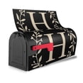 thumbnail image 4 of PHELIKA Classic Monogram Letter H Magnetic Mailbox Covers Post Letter Box Cover Standard Size 21H x 18W, 4 of 8