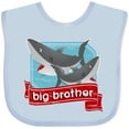 thumbnail image 3 of Inktastic Big Brother Shark Boys Baby Bib, 3 of 4