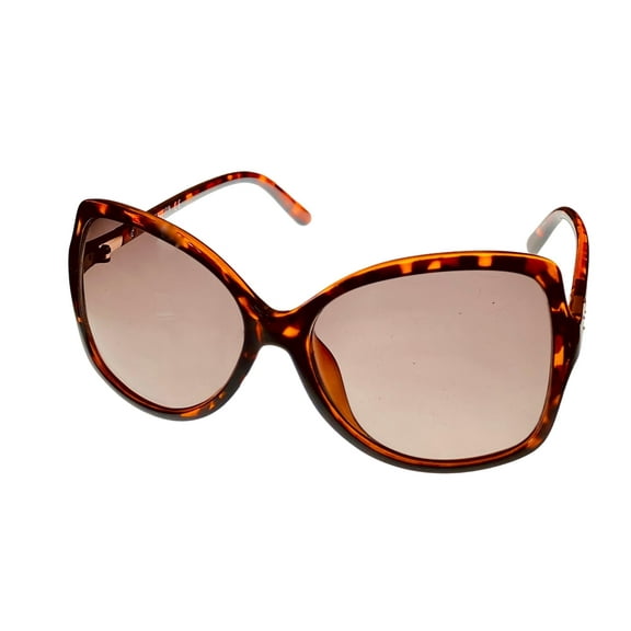 Kenneth Cole Reaction Tortoise Rectangle Womens Plastic Sunglass, KC1408. 52F