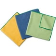 Wypall Microfiber Cloths (83630), Reusable, 15.75” x 15.75”, Green for Glass and Mirrors, 6