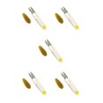 thumbnail image 1 of Kearding Tijeras de tela en forma de U, tijeras multicolores multifuncionales de oficina para estudiantes DIY ligeras para diario de punto de Amarillo 5Conjunto, 1 of 6