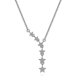 thumbnail image 1 of Collar de diamantes Yashi seis estrellas brillante cadena clavícula cobre circonita cúbica, 1 of 5