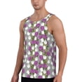thumbnail image 2 of Pofeuu Rose Flowers Print Men's Workout Tank Tops Sleeveless Muscle Gym Shirt Quick Dry-Large, 2 of 7