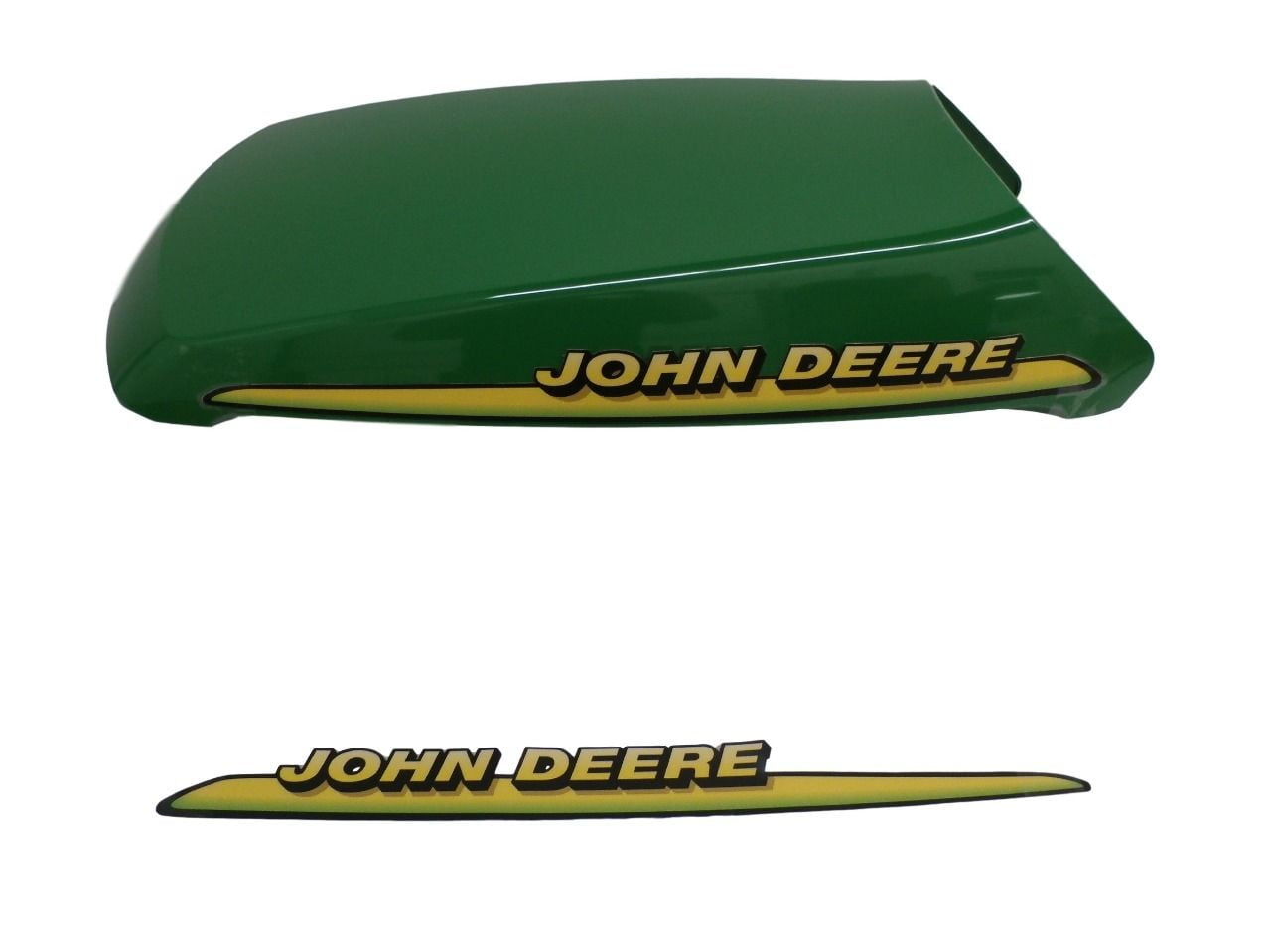 John Deere Upper Hood & Decals AM132530 LT133 LT155 LT166