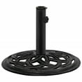 thumbnail image 5 of vidaXL White Round Cast Iron Patio Umbrella Bases, Adjustable Height, 5 of 25