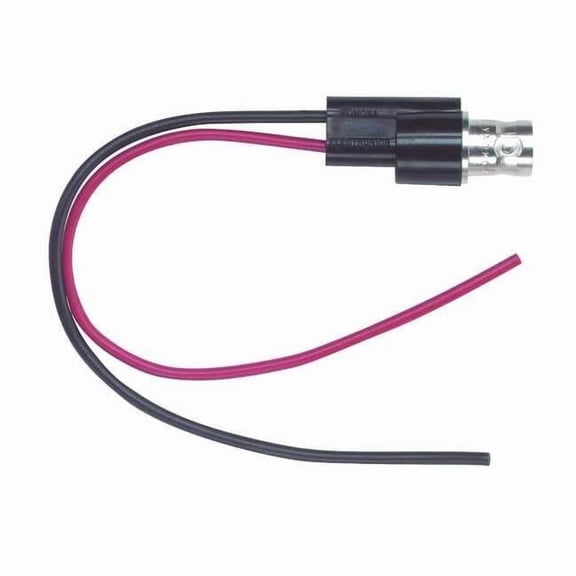 Pomona Electronics Test Lead, BNC Female, 5-7/8", PVC, Black, Red 4969