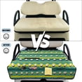 thumbnail image 5 of Uorisanigo Golf Ball Green Golf Cart Seat Covers Soft Golf Cart Seat Towel Blanket with 4 Pockets Non-Slip Seat Protector for Golf Cart Fits for EZGO, Club Car, Yamaha and More, 5 of 7