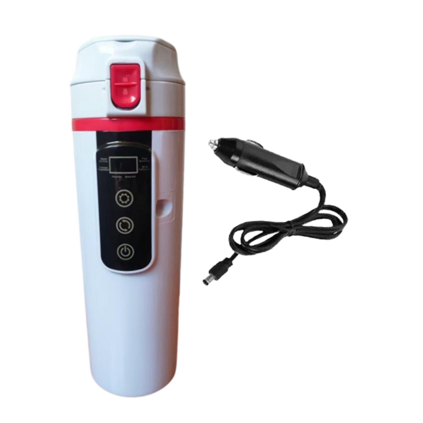 Fiocias 12V 24V Car Kettle Boiler Heater Cup Electric Kettle Heated Water Boiler for Tea